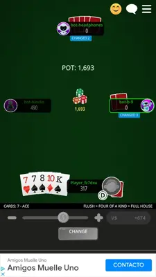 Poker 5 Card Draw android App screenshot 2