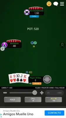 Poker 5 Card Draw android App screenshot 3